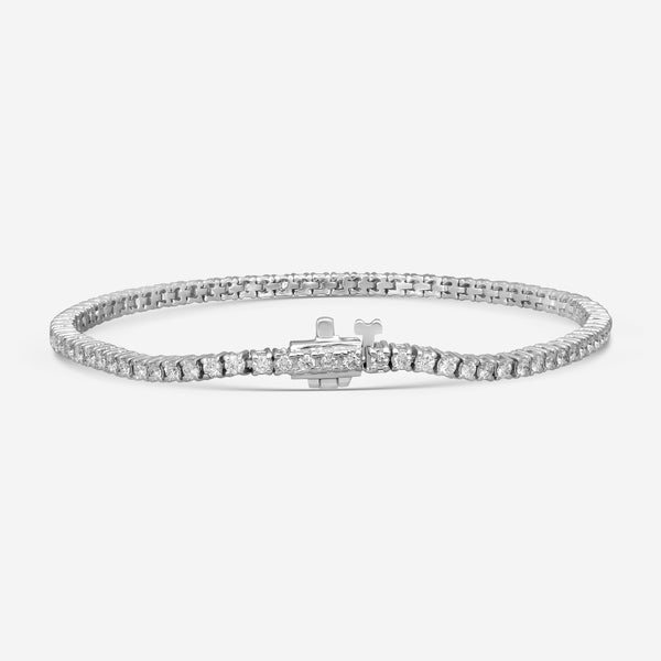 Ina Mar 14K White Gold 4-Prong 2.00ct Tennis Bracelet B1088B-FW-200F - THE SOLIST