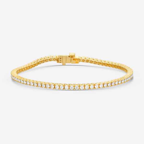 Ina Mar 14K Yellow Gold 4-Prong 2.00ct Tennis Bracelet B1088B-FY-200F - THE SOLIST