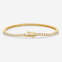 Ina Mar 14K Yellow Gold Diamond 4-Prong 3 ct. Tennis Bracelet B1088C-FY-300F - THE SOLIST