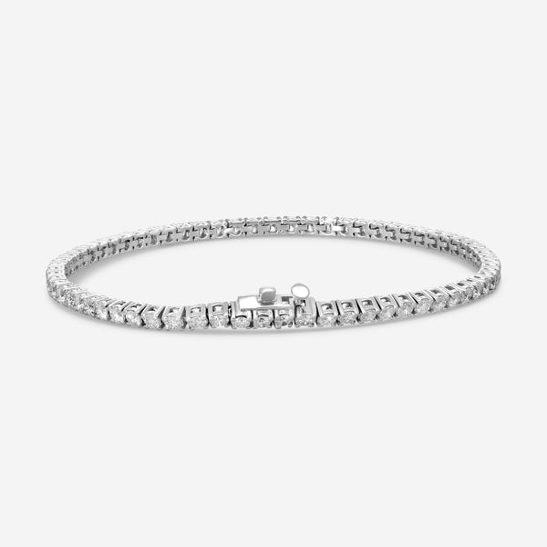 Ina Mar 14K White Gold 4-Prong 3.00ct Tennis Bracelet B1088C-FW-300F - THE SOLIST