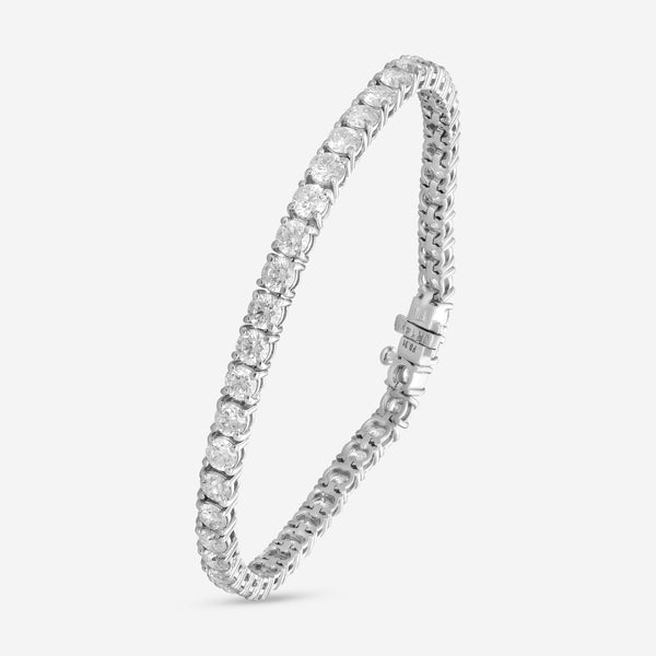 Ina Mar 14K White Gold 4-Prong 8.00ct Tennis Bracelet B1088G-FW-800F - THE SOLIST