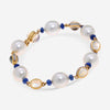 Assael 18K Yellow Gold, South Sea Pearl, Moonstone, and Diamond 0.74ct. tw. Strand Bracelet B1664 - THE SOLIST