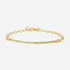 Sydney Evan 14K Yellow Gold Green Garnet Link Bracelet B16814GG-Y