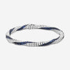 Assael 18K White Gold Diamond & Sapphire Rope Bracelet B1690 - THE SOLIST
