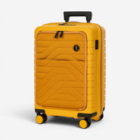 Bric's Ulisse Spinner 21" Carry On With Pocket Mango Suitcase B1Y08428.171