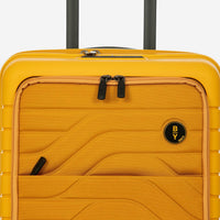 Bric's Ulisse Spinner 21" Carry On With Pocket Mango Suitcase B1Y08428.171
