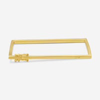 Sydney Evan 14K Yellow Gold Diamond Rectangle Bangle Bracelet B26262-Y