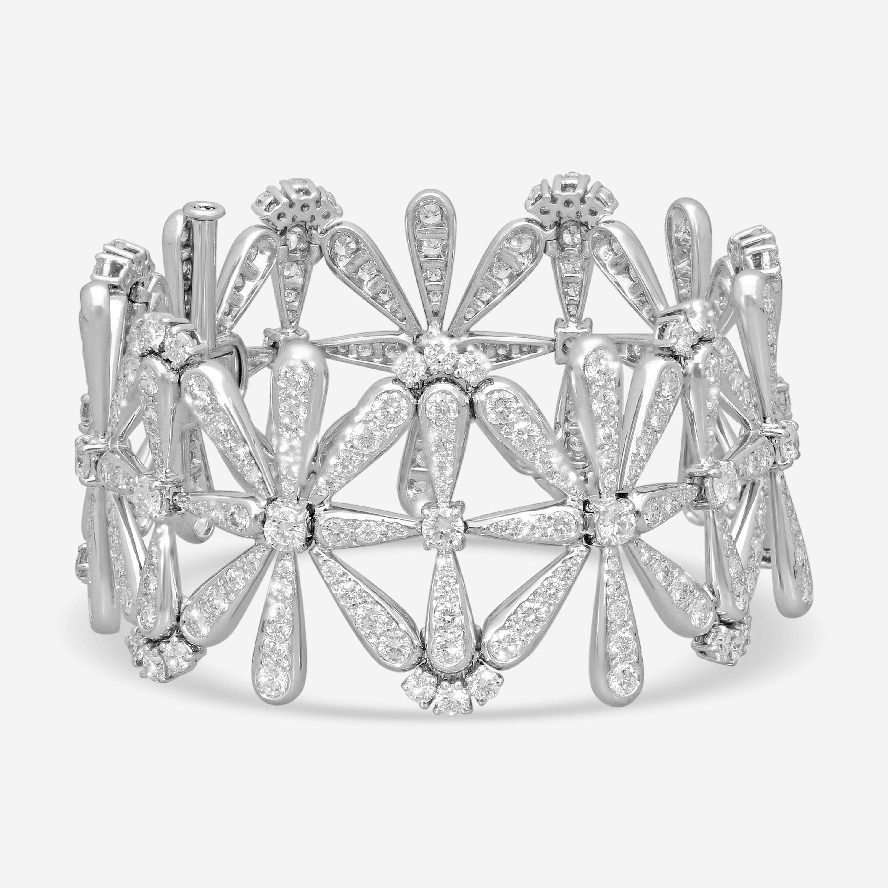 Suna Brothers 18K White Gold Diamond Bracelet B3690W