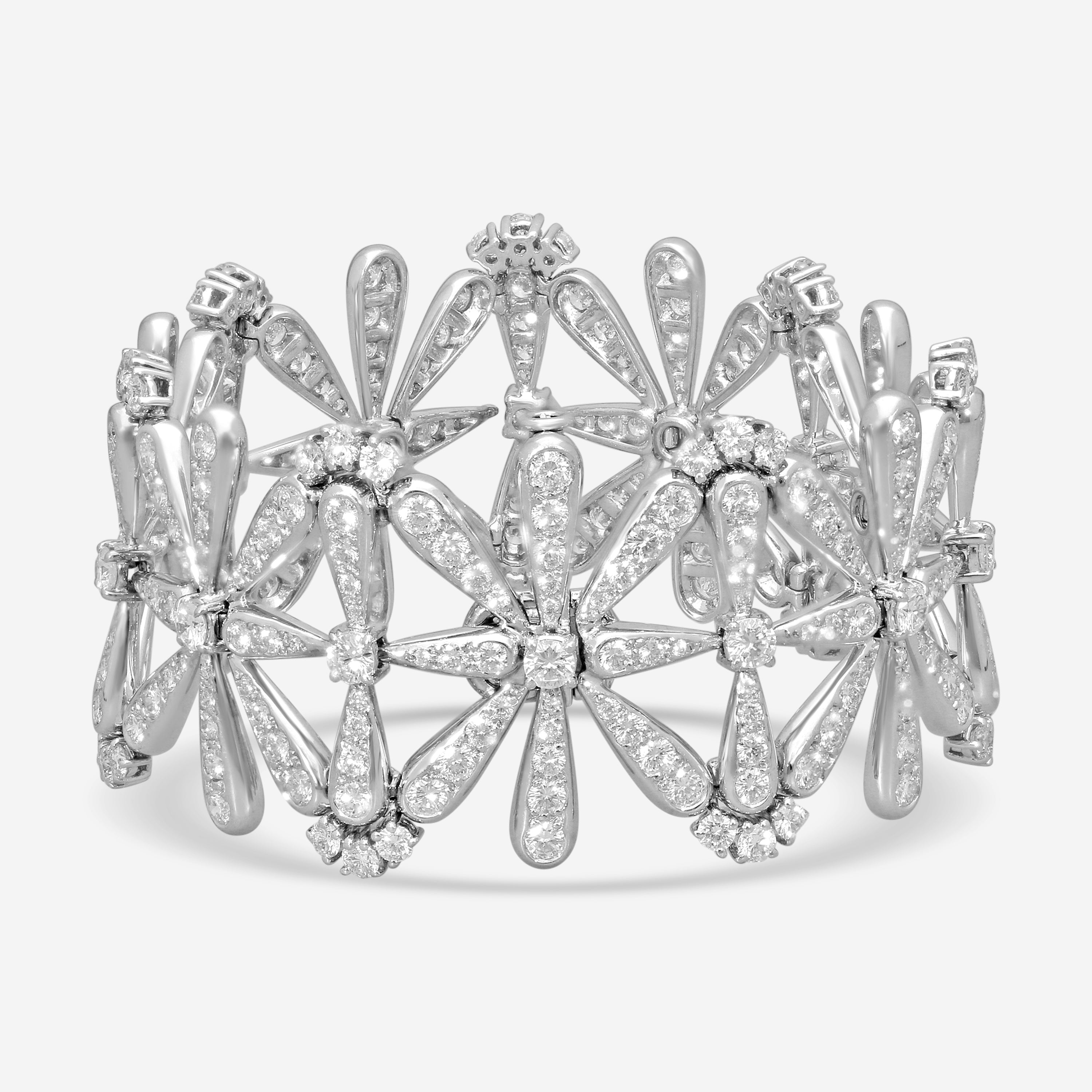 Suna Brothers 18K White Gold Diamond Bracelet B3690W