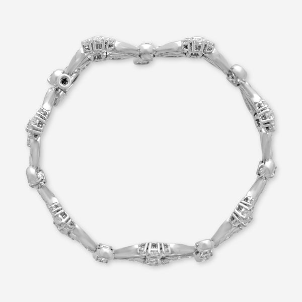 Suna Brothers 18K White Gold Diamond Bracelet B3690W