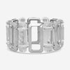 Suna Brothers 18K White Gold Crystal & Diamond Bracelet B3710CRYW