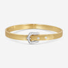 Suna Brothers 18K Yellow & White Gold Diamond Buckle Bracelet B3716YW