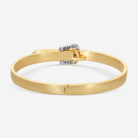 Suna Brothers 18K Yellow & White Gold Diamond Buckle Bracelet B3716YW