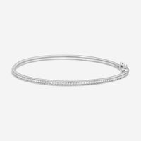 Leslie Greene 18K White Gold Diamond Bangle Bracelet B52164W