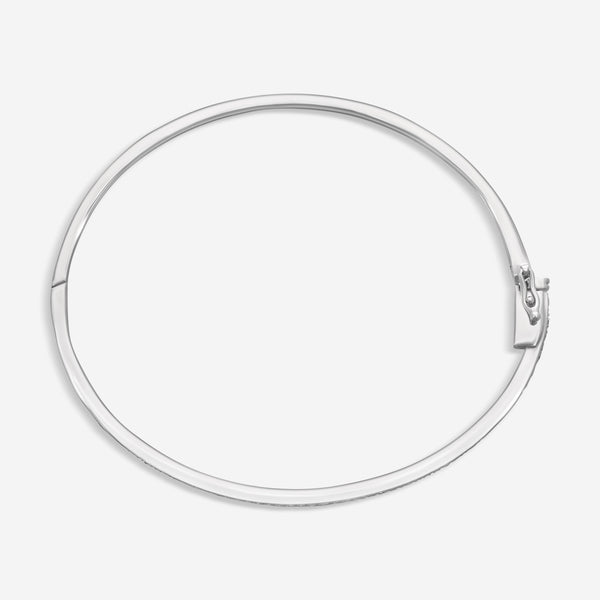 Leslie Greene 18K White Gold Diamond Bangle Bracelet B52164W
