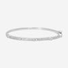 Leslie Greene 18K White Gold Diamond Bangle Bracelet B52162W