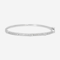 Leslie Greene 18K White Gold Diamond Bangle Bracelet B52162W