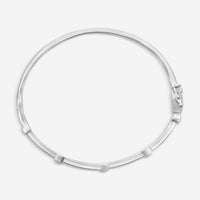 Leslie Greene 18K White Gold Diamond Bangle Bracelet B52162W