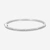 Leslie Greene 18K White Gold Diamond Bangle Bracelet B52163W