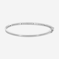 Leslie Greene 18K White Gold Diamond Bangle Bracelet B52163W