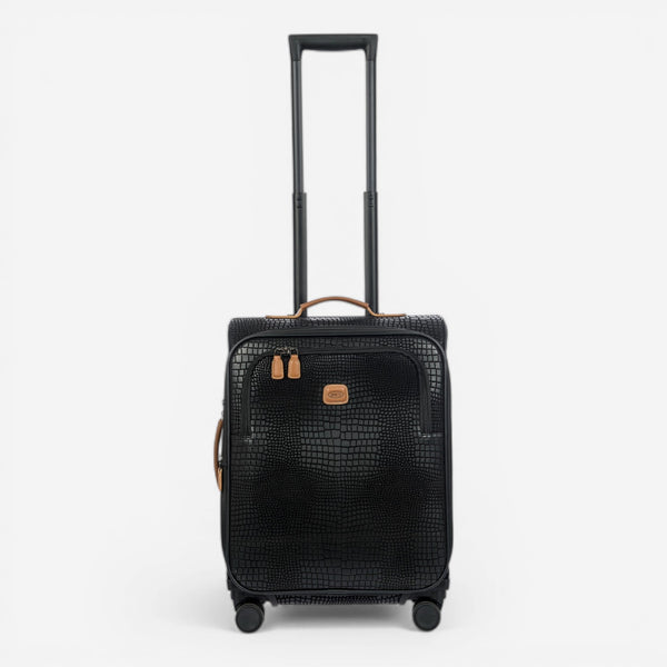 Bric's My Safari Spinner 21" Black Carry On Suitcase BAY18361.001 - THE SOLIST