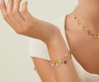 Marco Bicego Paradise 18K Yellow Gold Multistone Charm Bracelet BB1906_MIX01_Y_02 - THE SOLIST