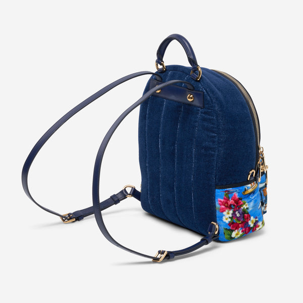 Dolce & Gabbana Blue Terry Cotton Backpack Bb6633B9L92Hh1Hv - THE SOLIST