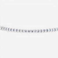Diana M. Jewels 14K White Gold Diamond Flexible Bangle Bracelet BDB277