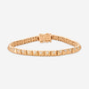 Sydney Evan Small Pyramid 14K Rose Gold Diamond Link Bracelet BJP1052-R