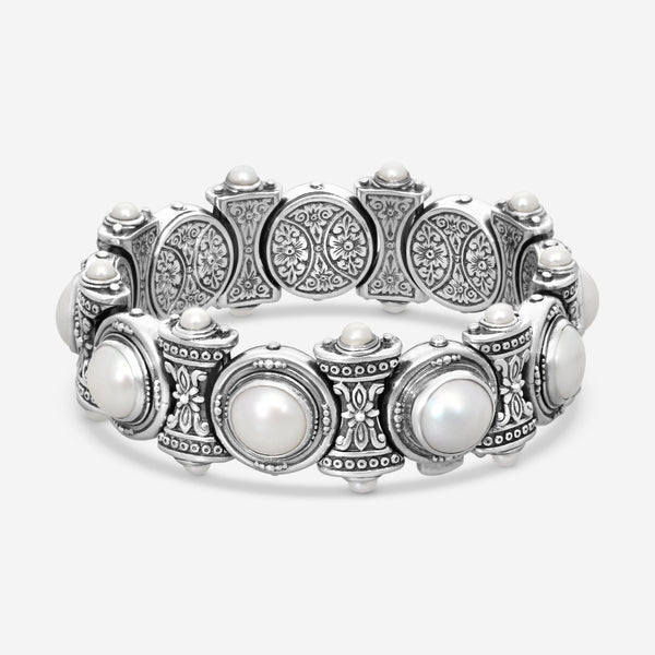 Konstantino Kassandra Sterling Silver Pearl Bracelet BKJ429-122