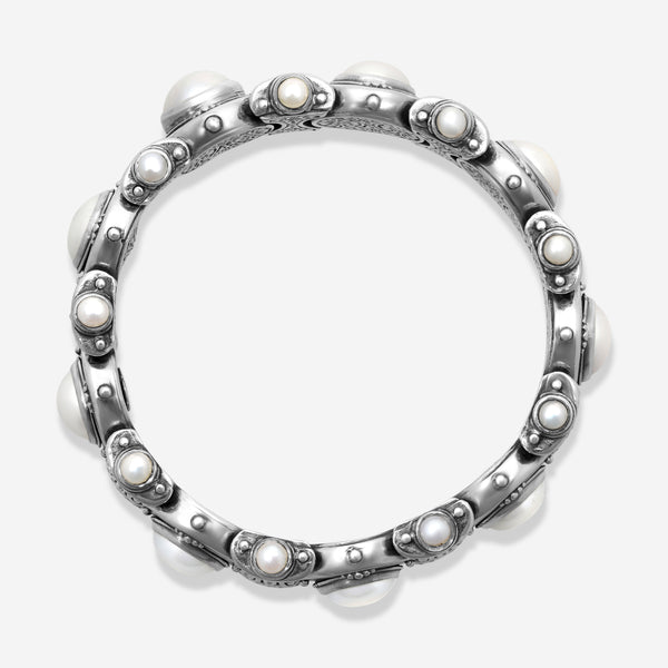 Konstantino Kassandra Sterling Silver Pearl Bracelet BKJ429-122