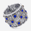 Konstantino Sterling Silver and 18K Yellow Gold and Lapis Doublet Bracelet BKJ554-130-381 - THE SOLIST