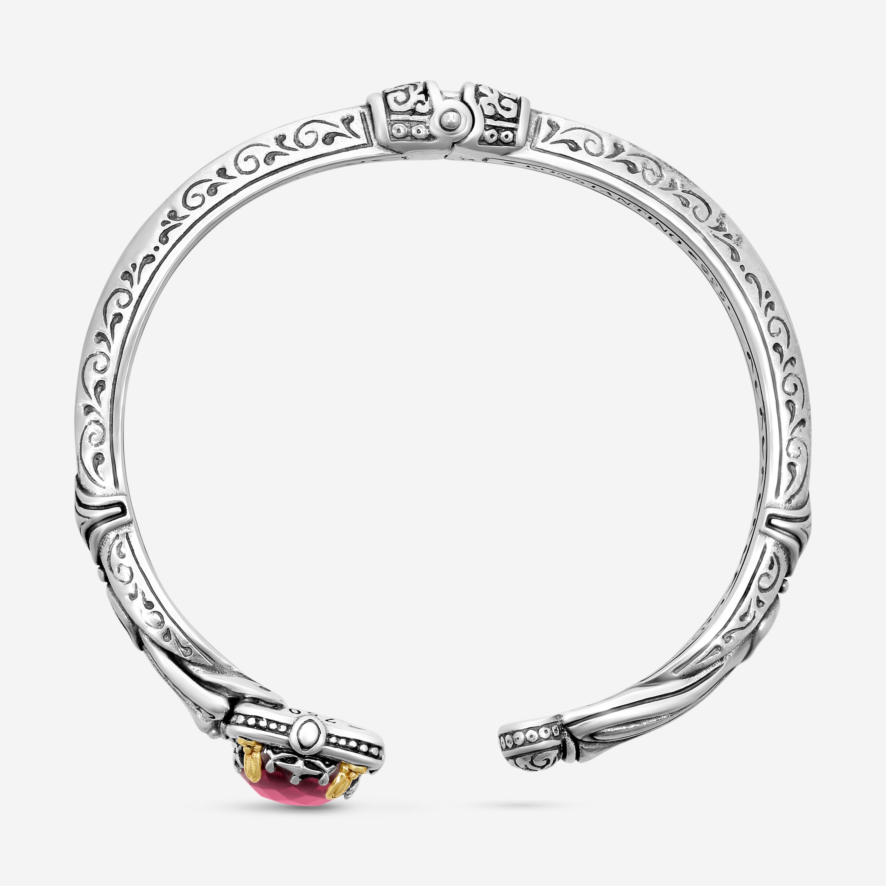 Konstantino Gen K Sterling Silver & 18K Yellow Gold Thulite Bracelet BKJ682-548 - THE SOLIST