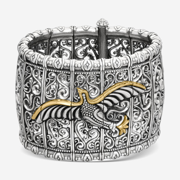 Konstantino Paradise Sterling Silver & 18K Yellow Gold Bracelet BKJ683-130