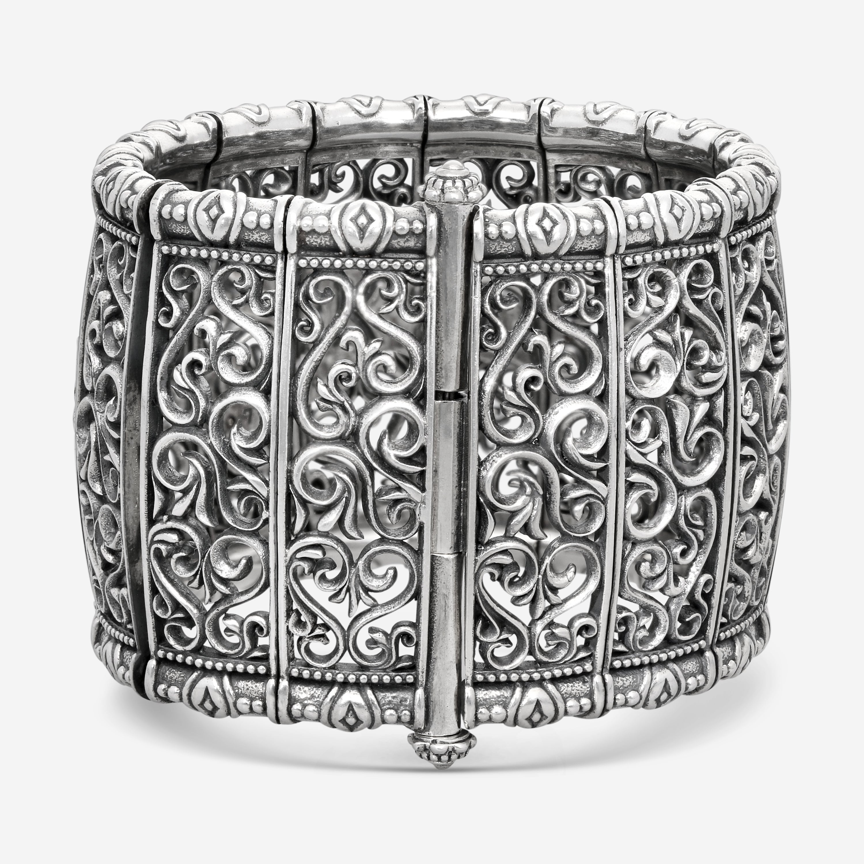 Konstantino Paradise Sterling Silver & 18K Yellow Gold Bracelet BKJ683-130