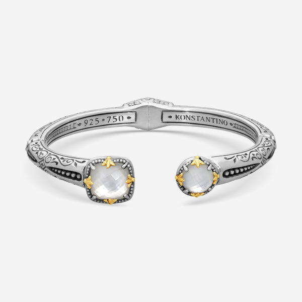 Konstantino Gen K 2 Sterling Silver & 18K Yellow Gold MOP Bracelet BKJ730-464 - THE SOLIST