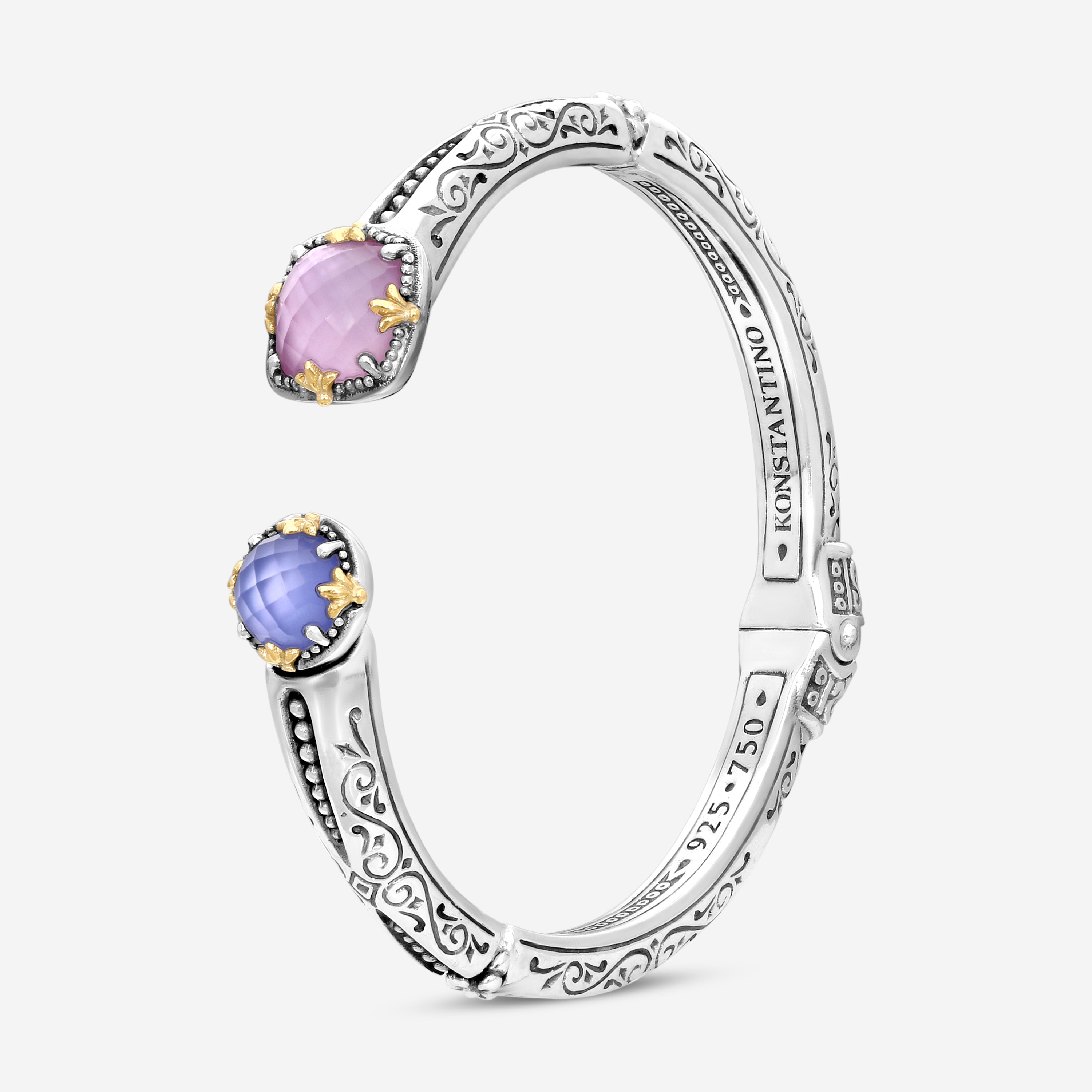 Konstantino Gen K Sterling Silver & 18K Yellow Gold Multi-Gemstone Bracelet BKJ7 - THE SOLIST
