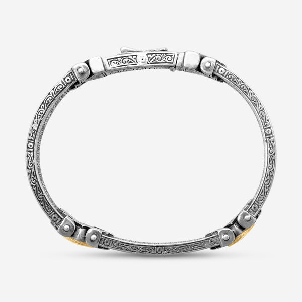 Konstantino Sterling Silver & 18K Yellow Gold Bracelet BKJ82-130