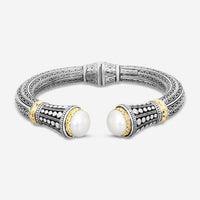 Konstantino Pearl Clas Sterling Silver & 18K Yellow Gold Pearl Bracelet BMK4202 - THE SOLIST
