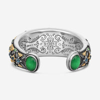 Konstantino Nemesis Sterling Silver & 18K Yellow Gold Pearl, Amethyst, & Topaz Bracelet BMK4371-402-CUT