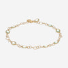 Nanis 18K Yellow Gold Natural Stone Chain Bracelet BN2-565 - THE SOLIST