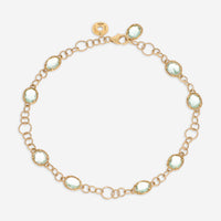 Nanis 18K Yellow Gold Natural Stone Chain Bracelet BN2-565 - THE SOLIST