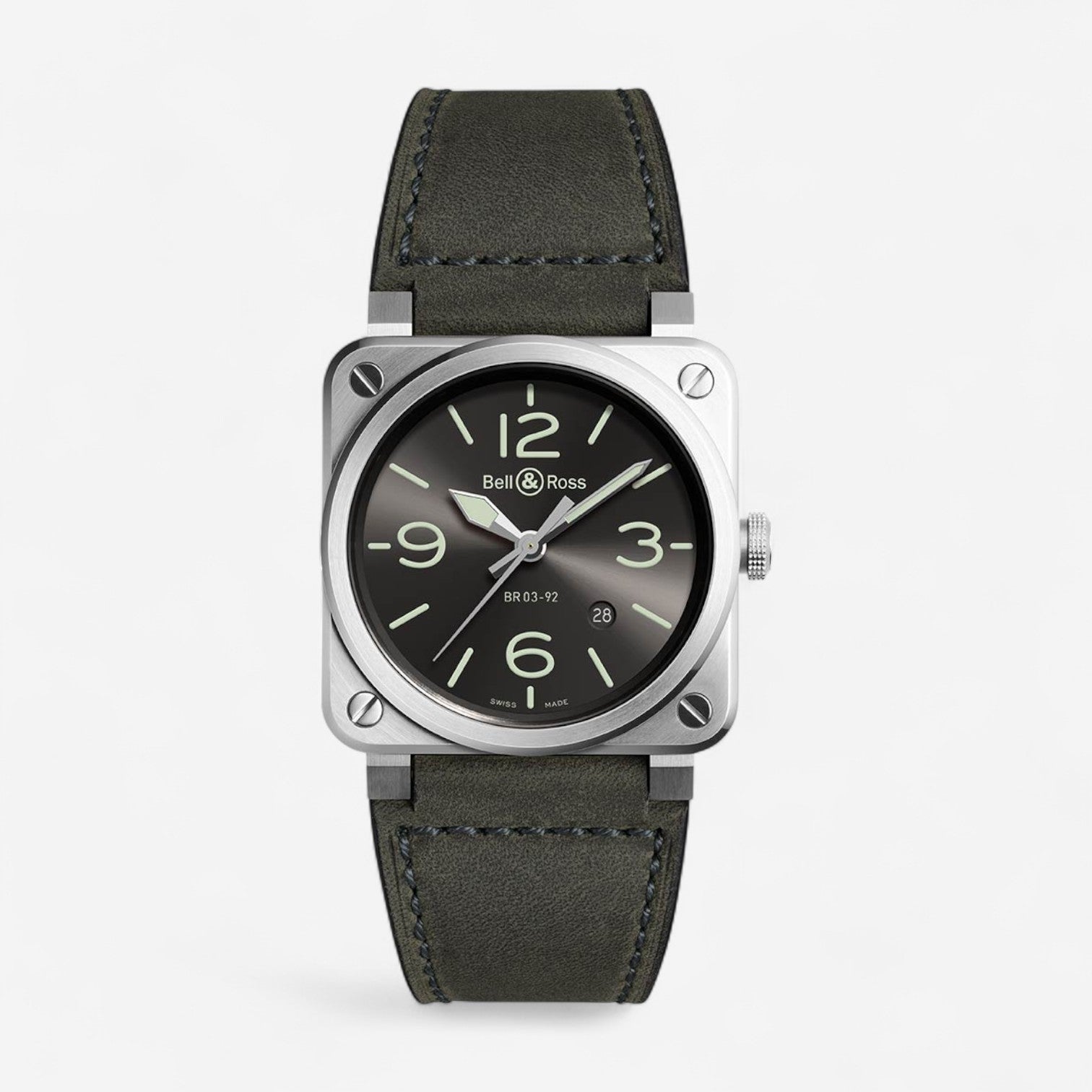 Bell & Ross Br 03-92 Stainless Steel Automatic Men's Watch BR0392-GC3-ST/SCA
