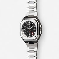 Bell & Ross BR 05 GMT Stainless Steel Automatic Men's Watch BR05G-BL-ST/SST - THE SOLIST