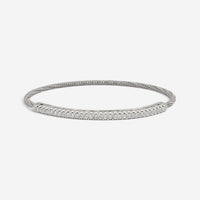 Giovanni Ferraris 18K White Gold & Titanium Diamond Spring Bracelet BR1899AB-B