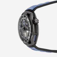 HYT Hastroid Supernova Blue LE Black Titanium & Carbon Manual Wind Watch H02754-A - THE SOLIST