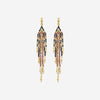 Armenta Feather 18K Yellow Gold Multi-Gemstone Drop Earrings 20024
