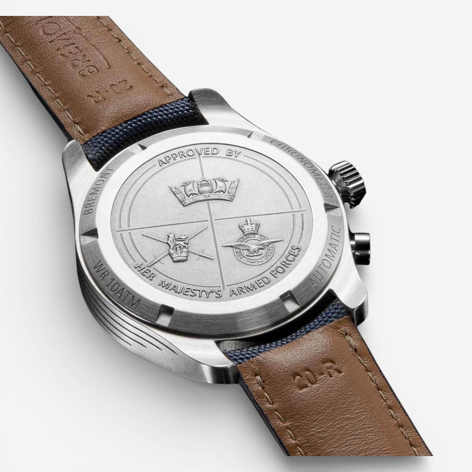Bremont Arrow Monopusher Stainless Steel Automatic Men's Watch ARROW-R-S