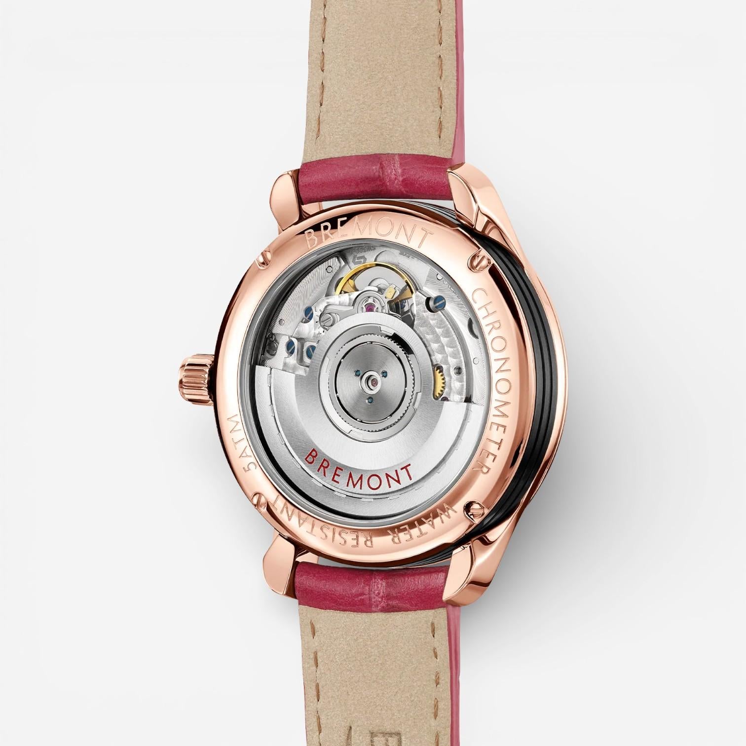 Bremont Lady K 18K Rose Gold Diamond Automatic Ladies Watch LADY-K-RG-R-S