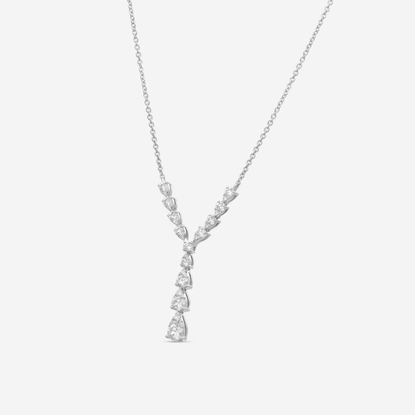 Ina Mar 14K White Gold Diamond Drop Necklace NK07573-CZ4WH